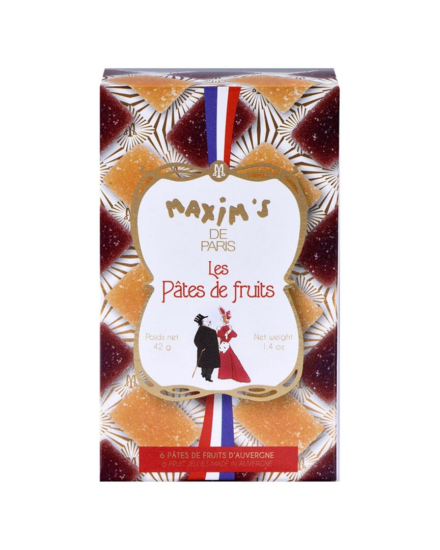 Shop Maxim's De Paris Fruit Jellies Cardbox Pack Of 6