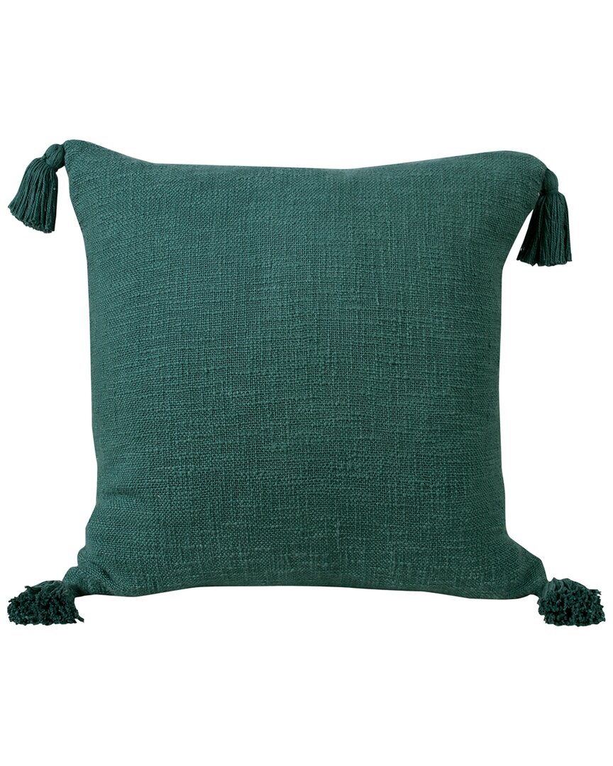 Lr Home Ingrid Unique Neutral Solid Throw Pillow In Green