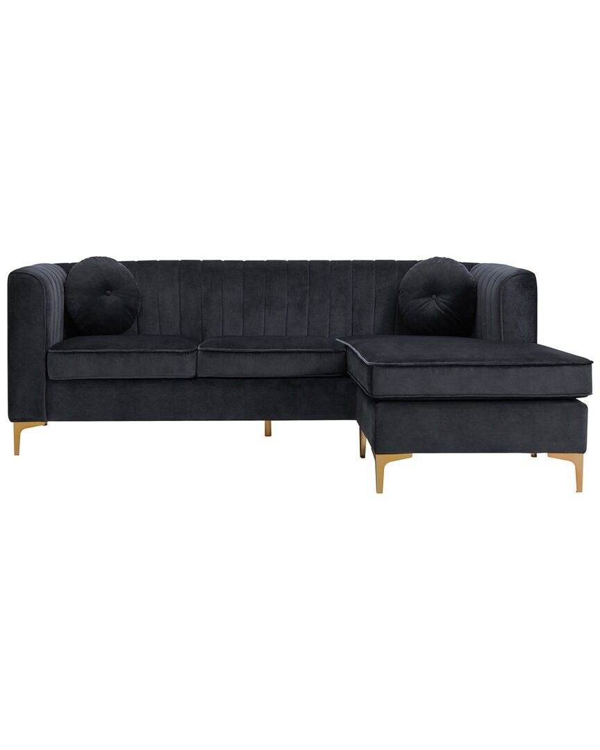 Chic Home Brasilia Modular Sectional Sofa In Black
