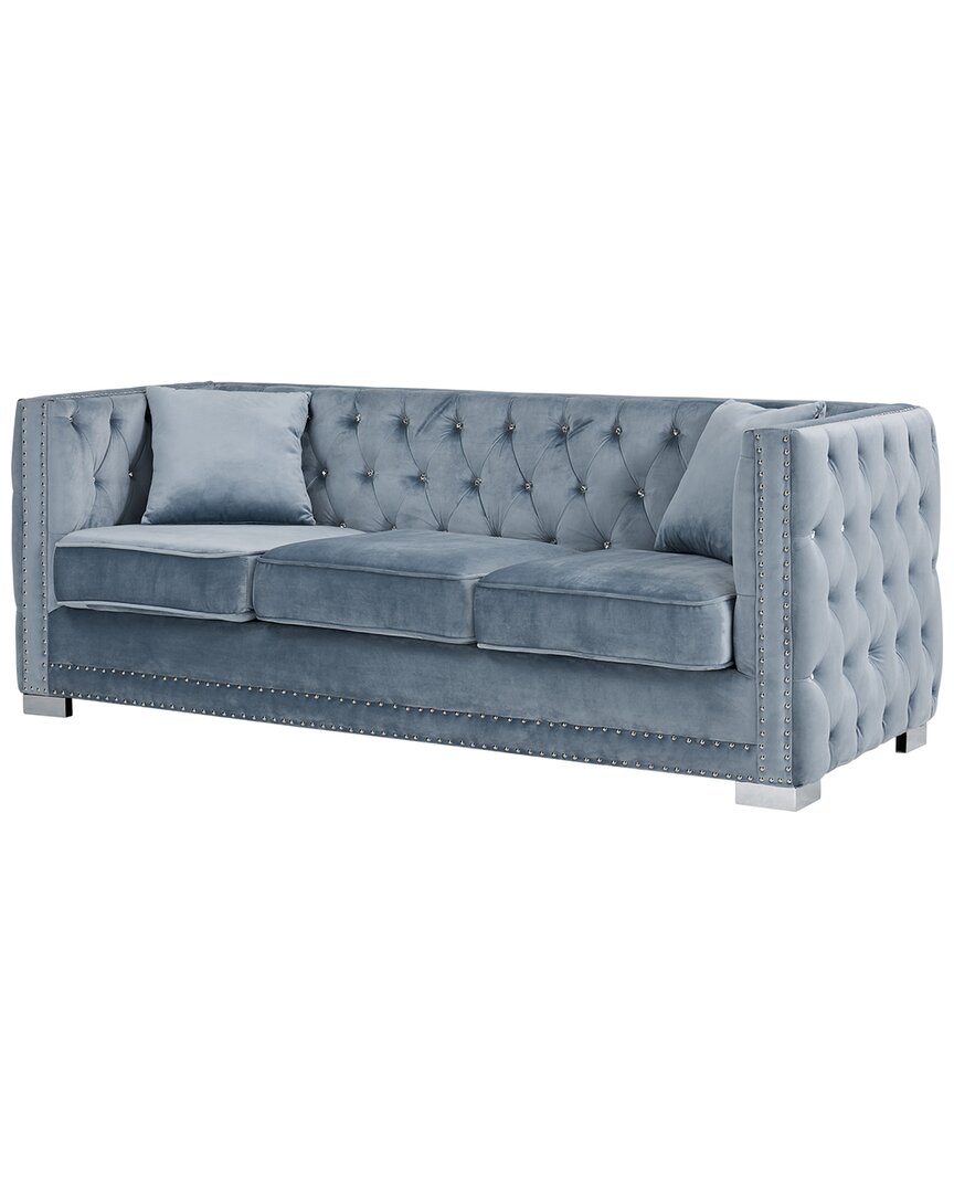 Chic Home Christophe Sofa In Blue