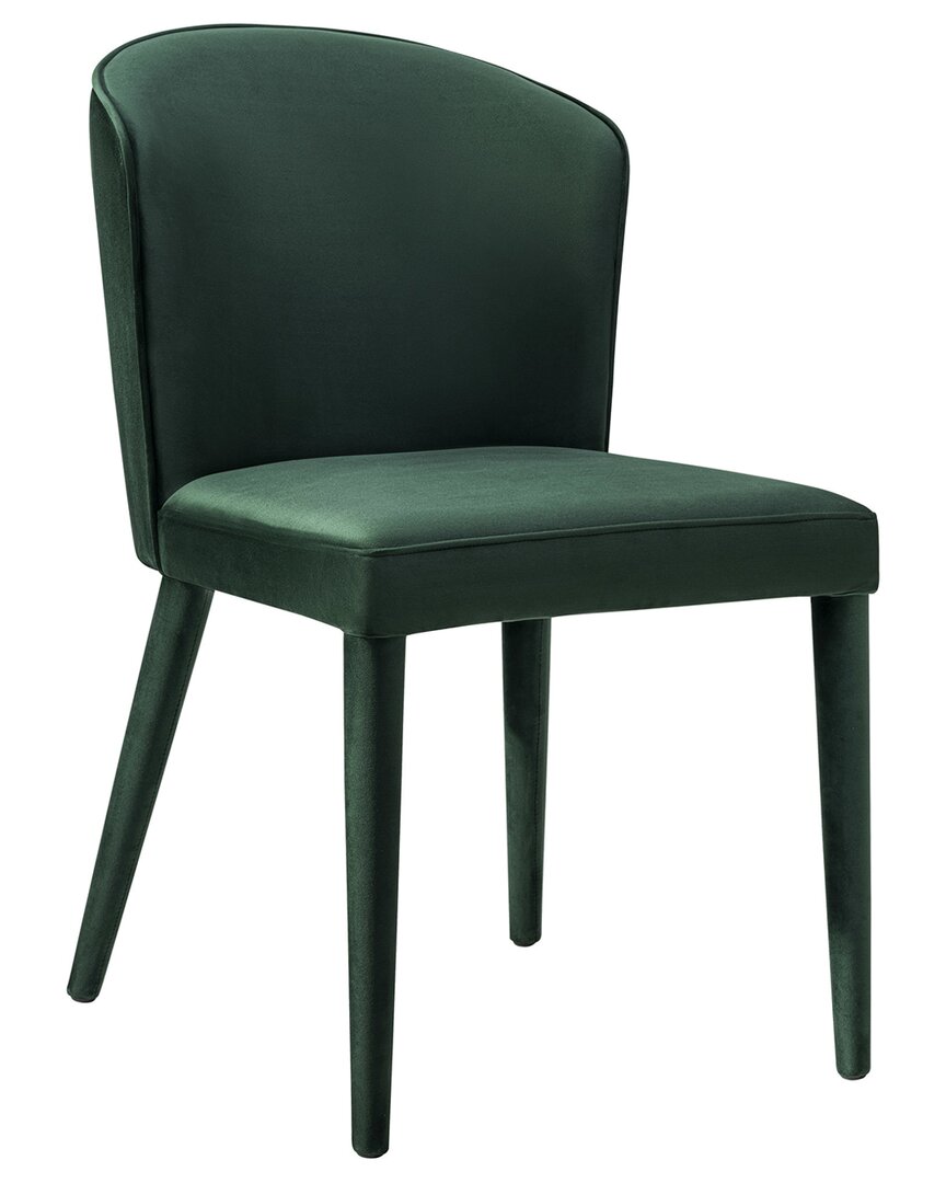 Tov Furniture Metropolitan Velvet Chair In Green