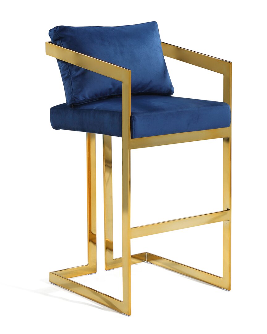 Chic Home Layla Bar Stool In Navy