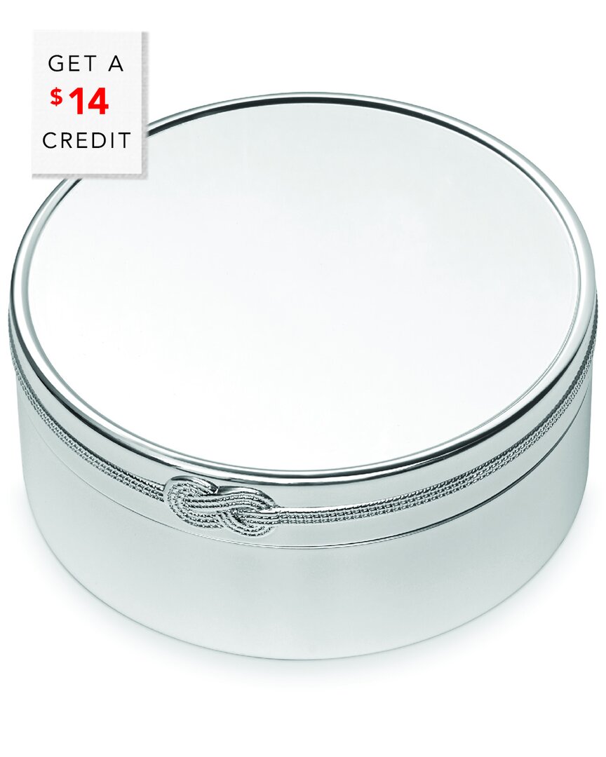 Wedgwood Vera Wang For  Keepsake Silver Box With $12 Credit