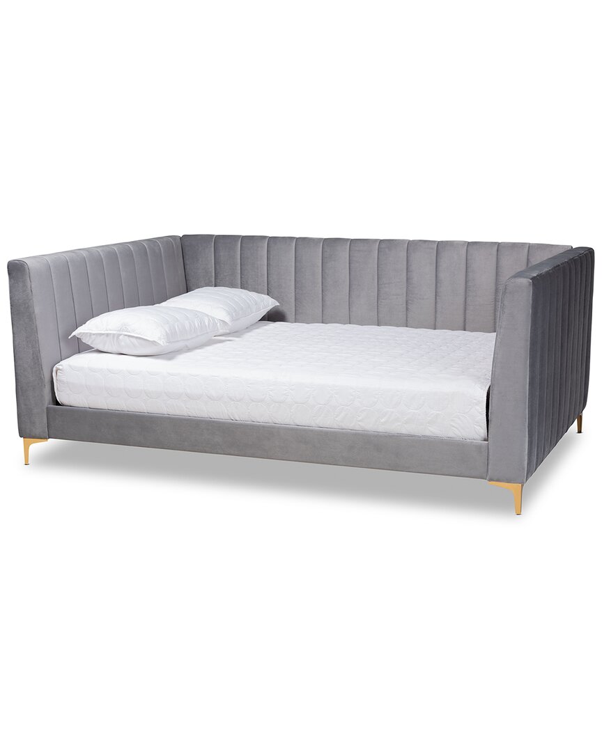 Baxton Studio Oksana Twin Daybed In Grey