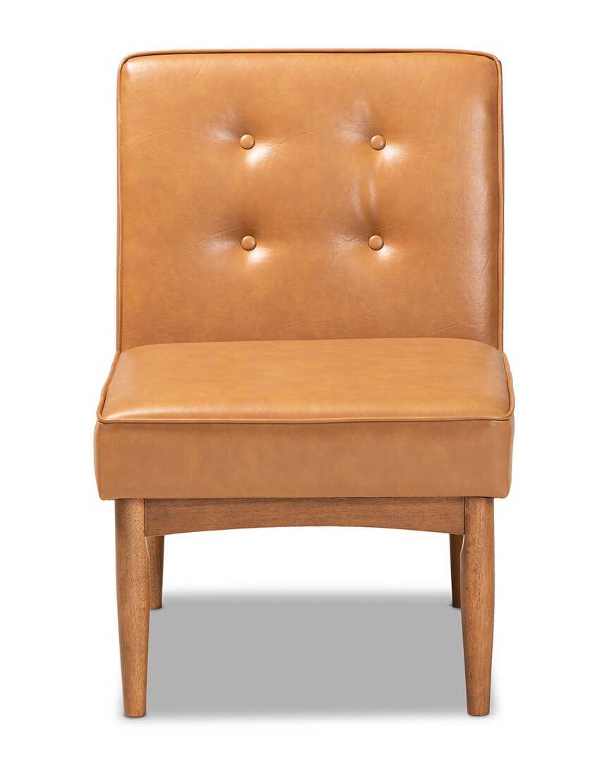 Baxton Studio Arvid Dining Chair In Tan