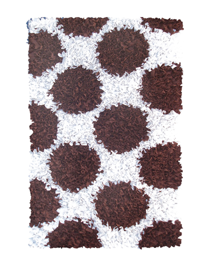 R16 Polkamania Hand-made Cotton Contemporary Rug