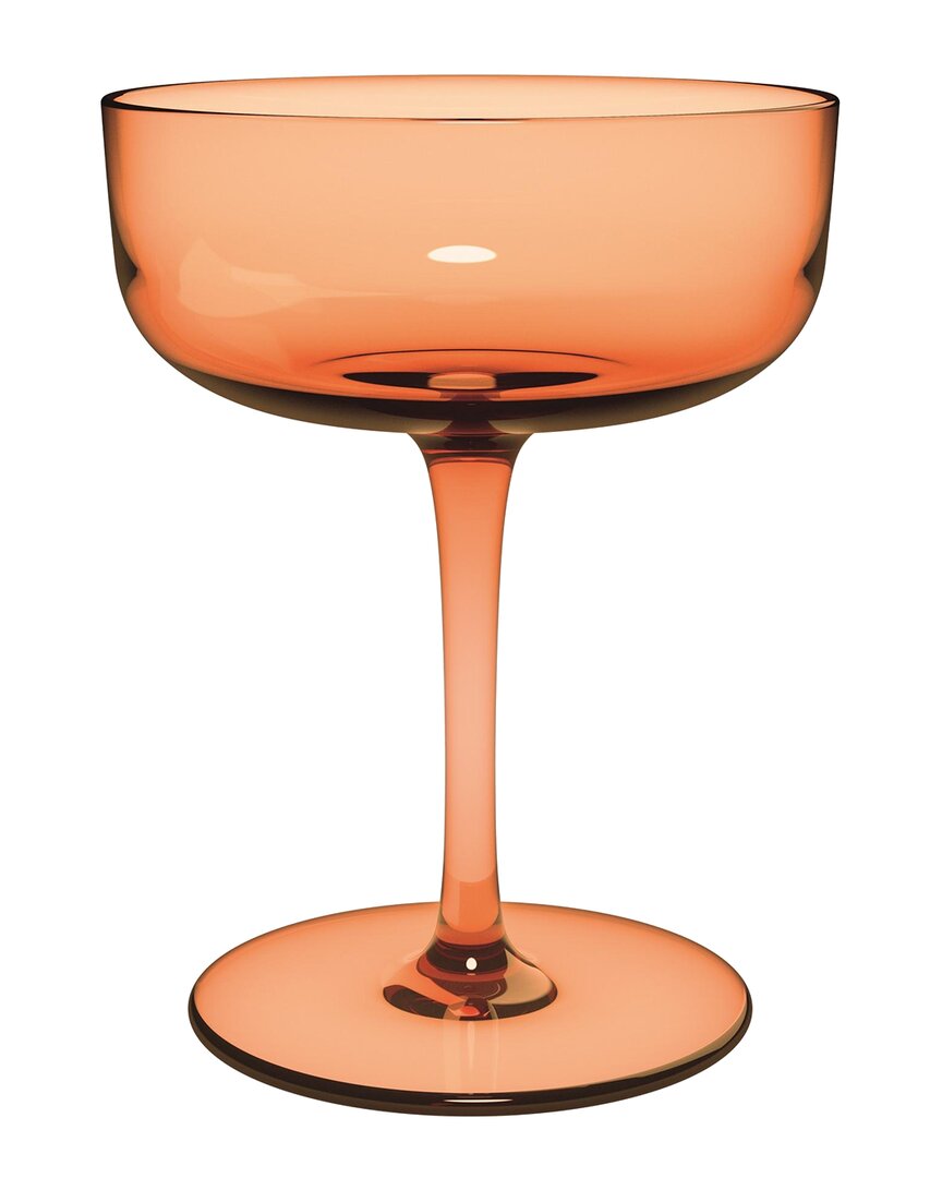 Villeroy & Boch Set Of 2 Like Champagne/dessert Bowls In Orange