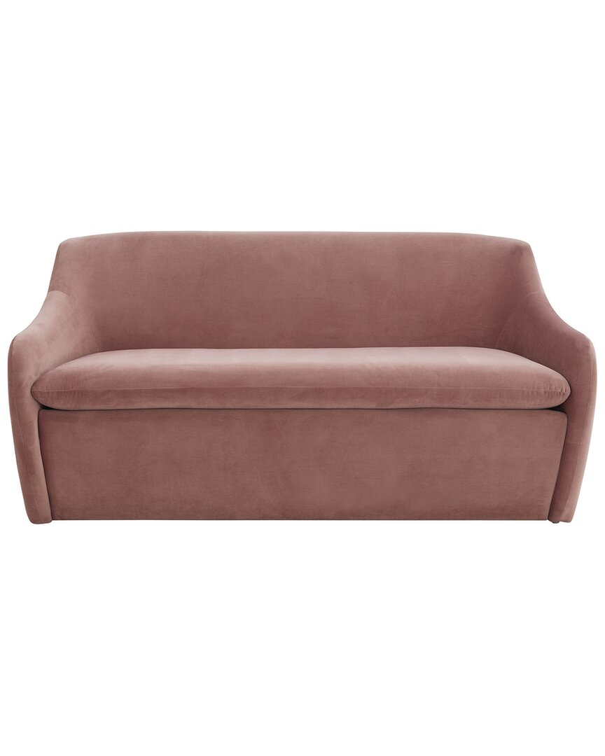 Tov Furniture Cellia Velvet Loveseat In Purple