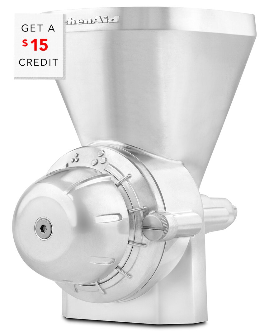 Kitchenaid All Metal Grain Mill Attachment For Stand Mixers$15 Credit With $15 Credit