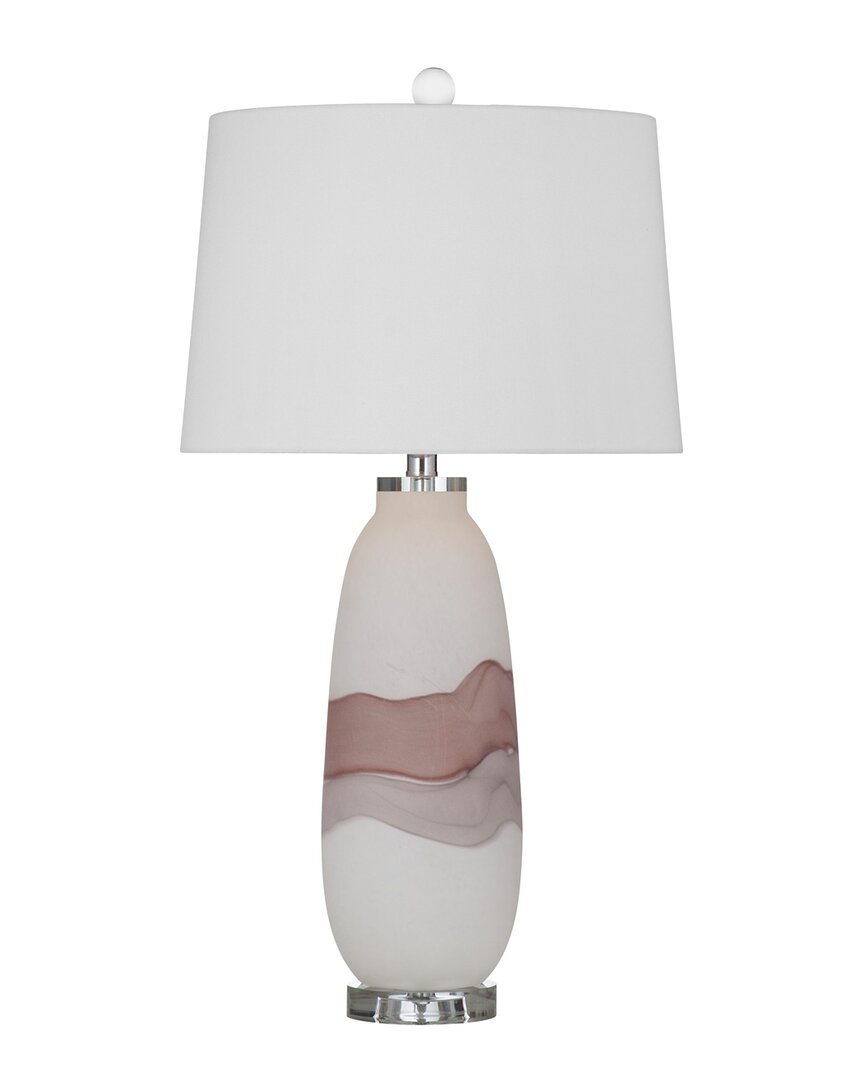 Bassett Mirror Benin Table Lamp In White
