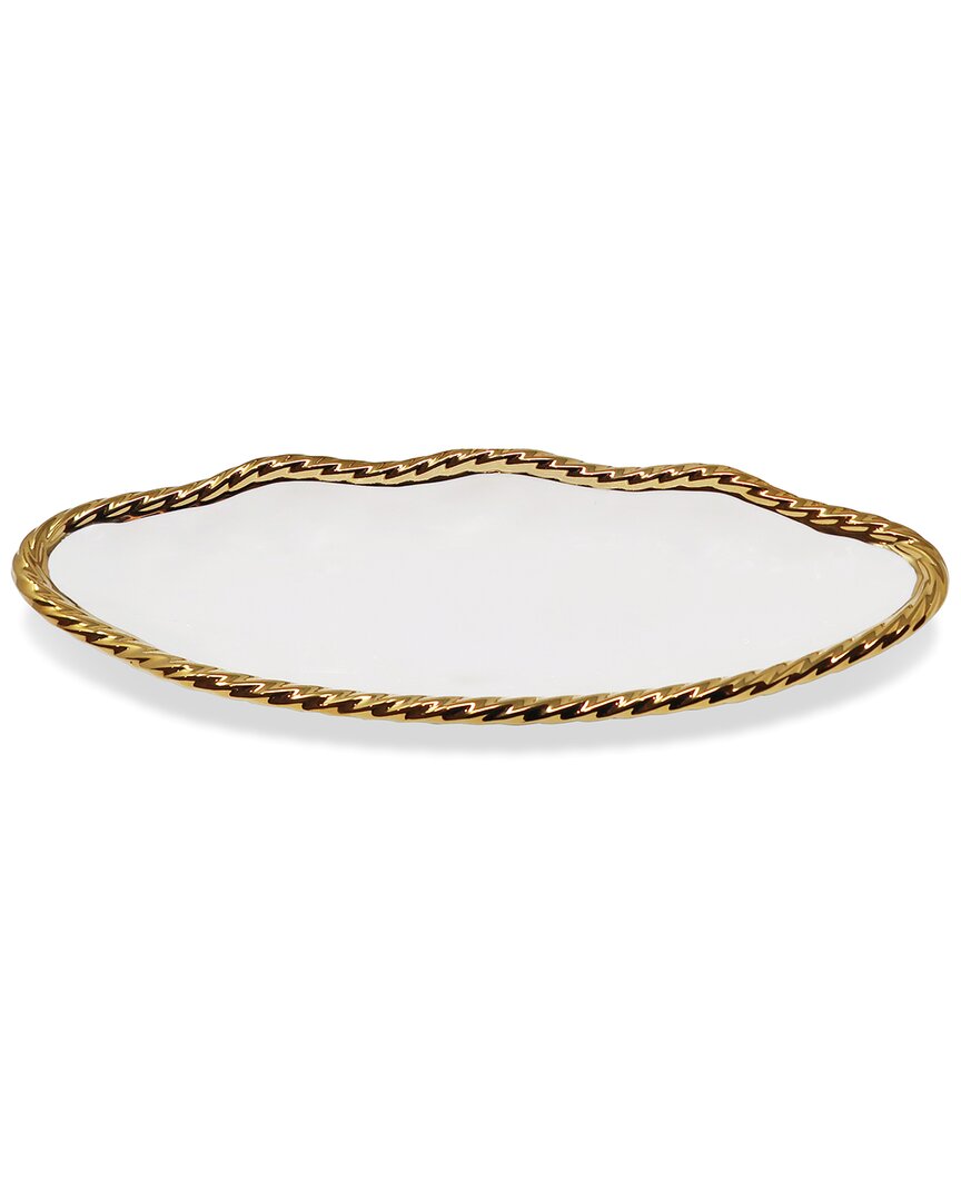 Vivience Oval Bowl In White