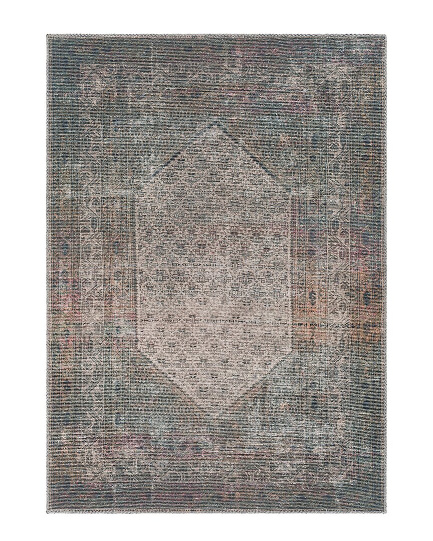 Surya Colin Traditional Washable Rug In Charcoal