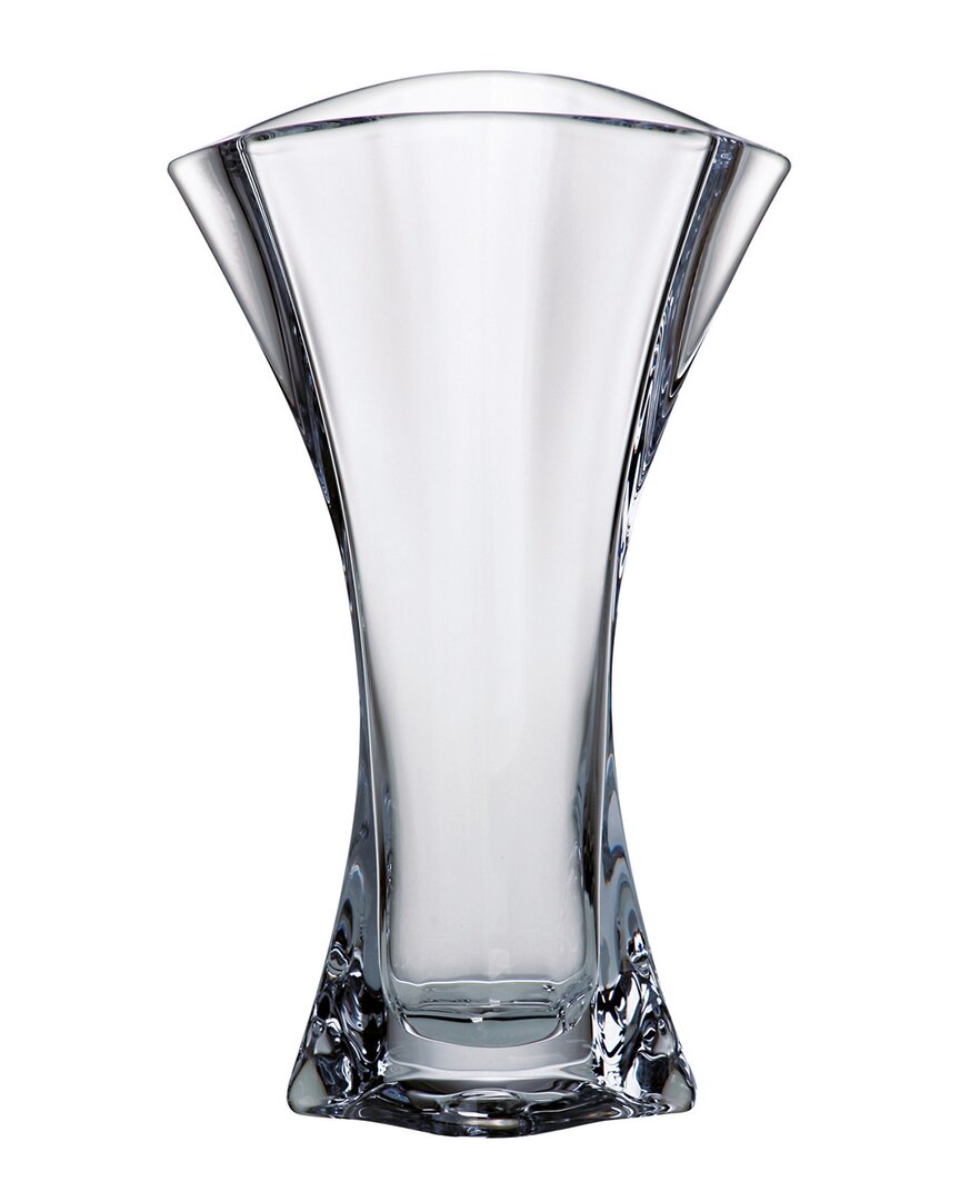 Barski Crystalline 12.5in Vase In Transparent