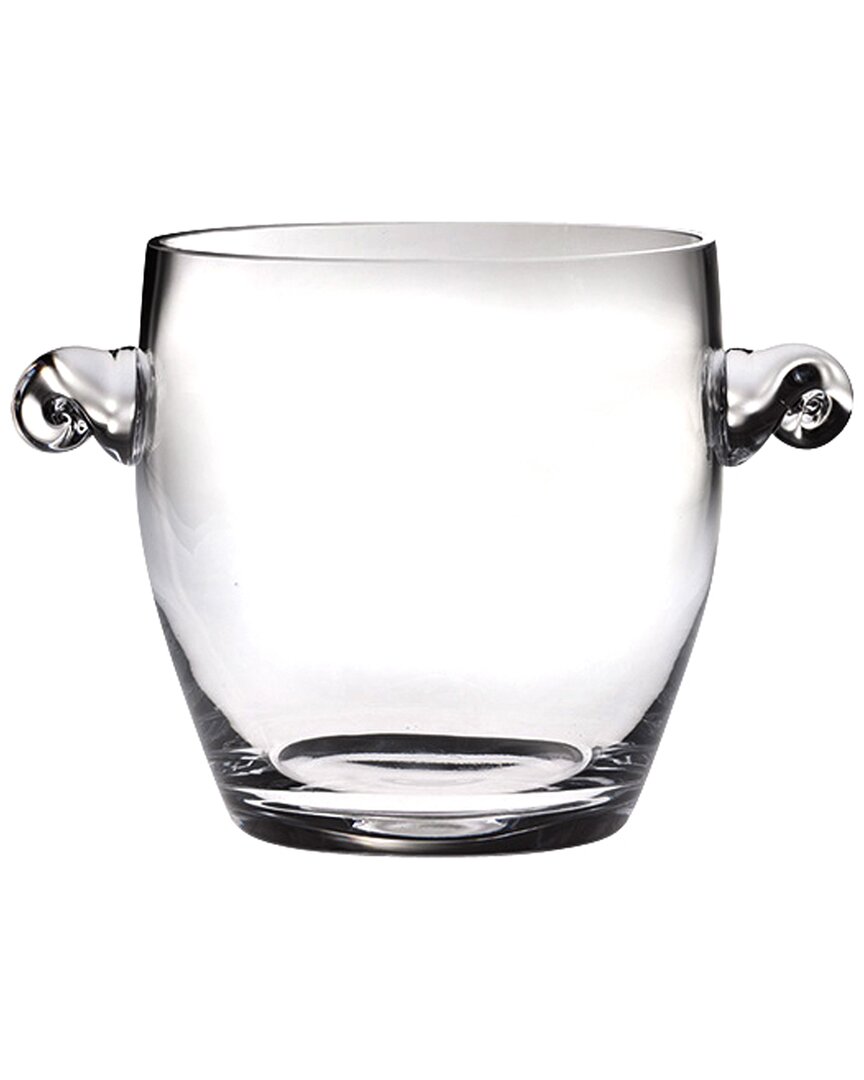 Barski Glass Large Ice Bucket Wine Cooler With 2 Handles