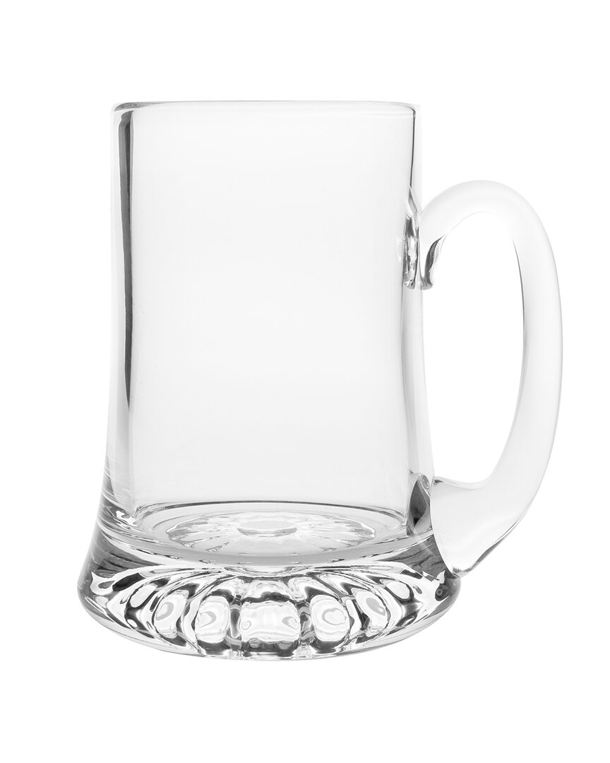 Barski Large Beer Mug With Handle In Transparent