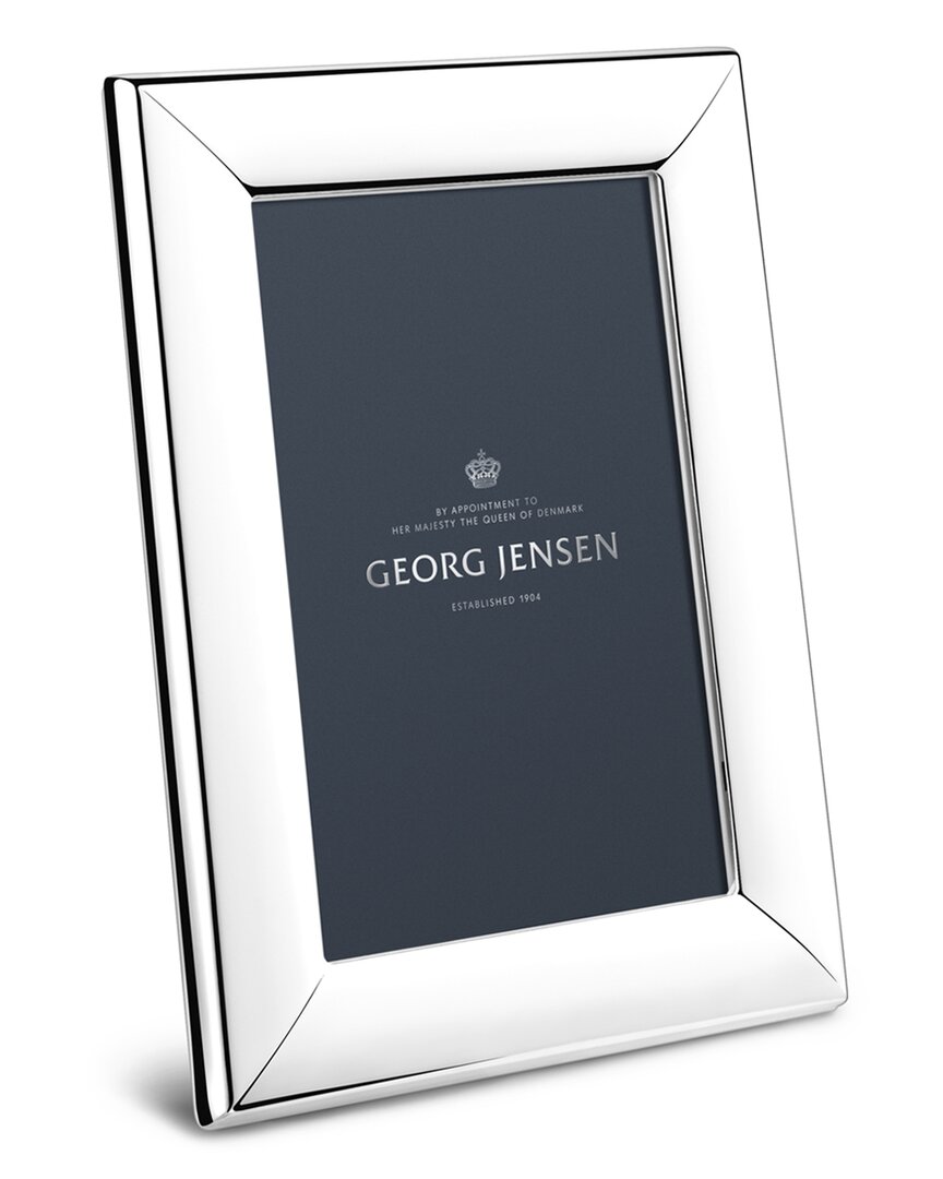 Georg Jensen Modern Small 4x6 Photo Frame In Silver