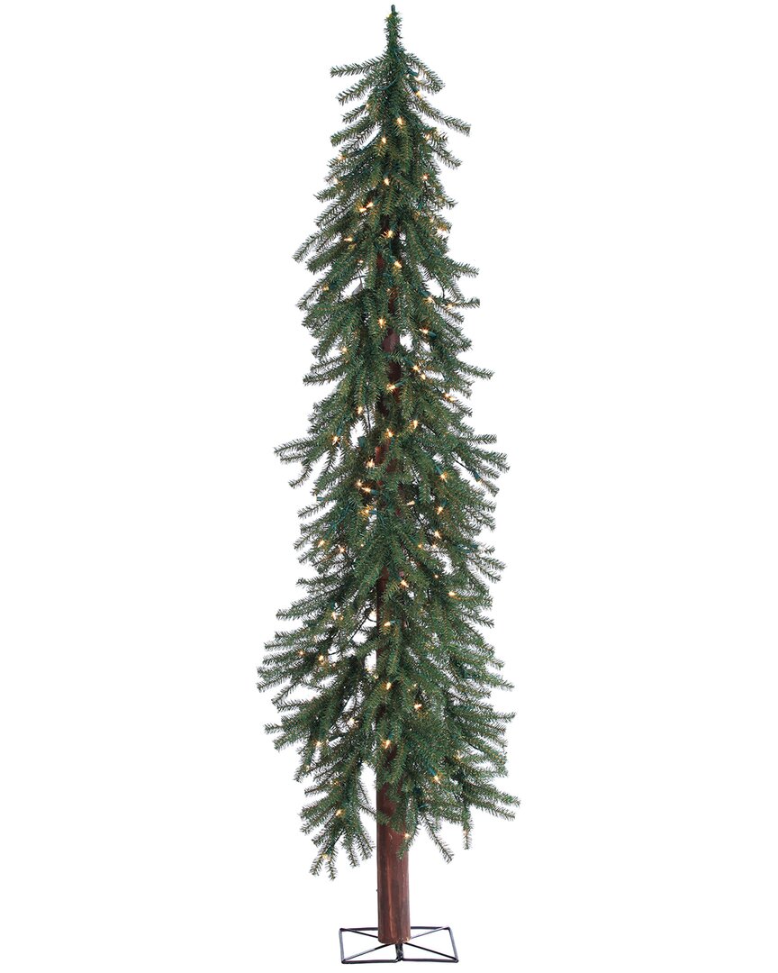 Sterling Tree Company 6ft Pre-lit Alpine Tree With 200 Clear Lights In Green