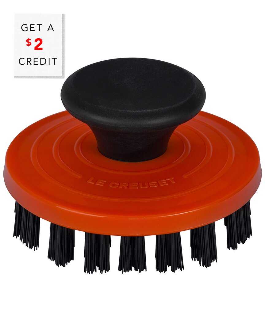 Le Creuset Flame Nylon Brush With $2 Credit In Red
