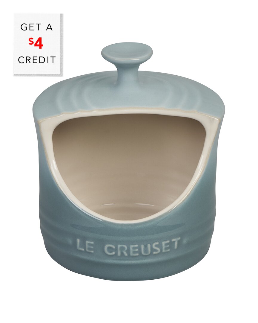 LE CREUSET LE CREUSET SEA SALT SALT CROCK WITH $4 CREDIT