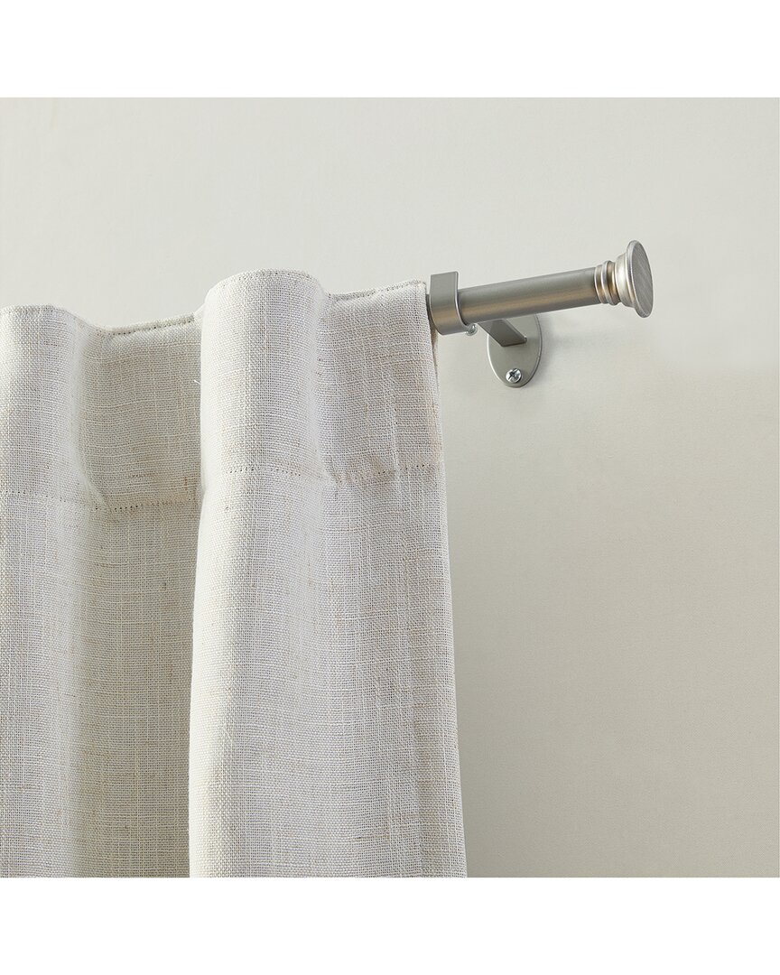 Threadmade Shaker Curtain Rod In Silver