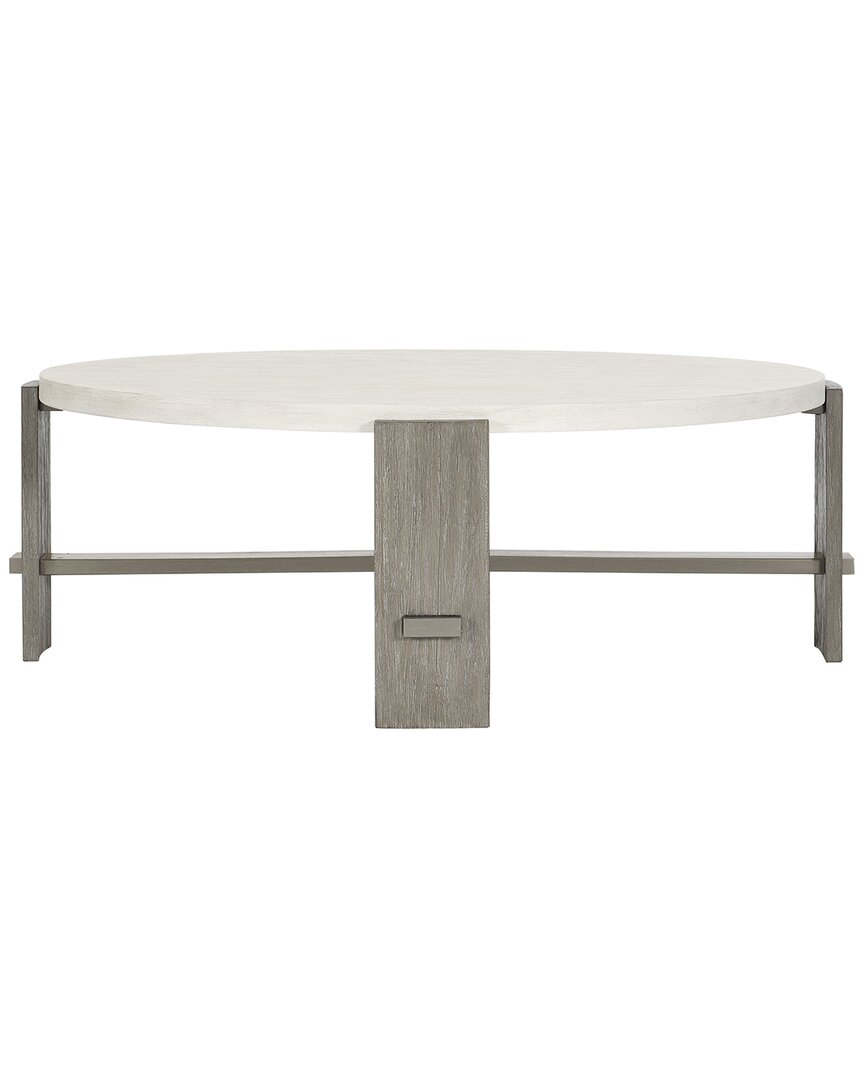Bernhardt Foundations Cocktail Table In Gray