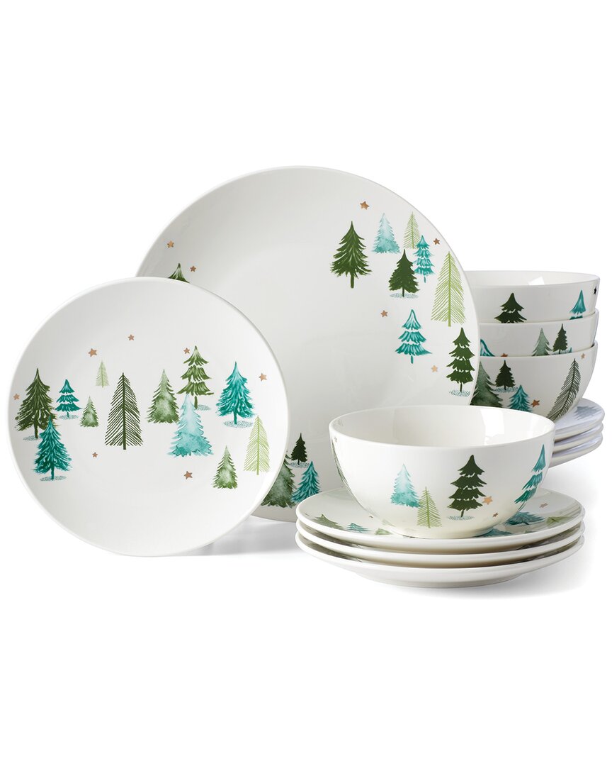 LENOX LENOX BALSAM LANE 12PC DINNERWARE SET