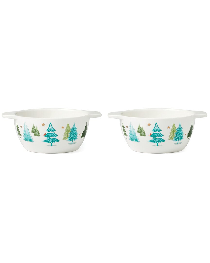 LENOX LENOX BALSAM LANE SET OF 2 SOUP BOWLS