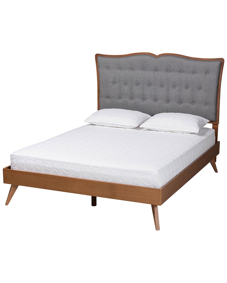 Baxton Studio Hawthorn Classic & Traditional Queen Size Platform Bed