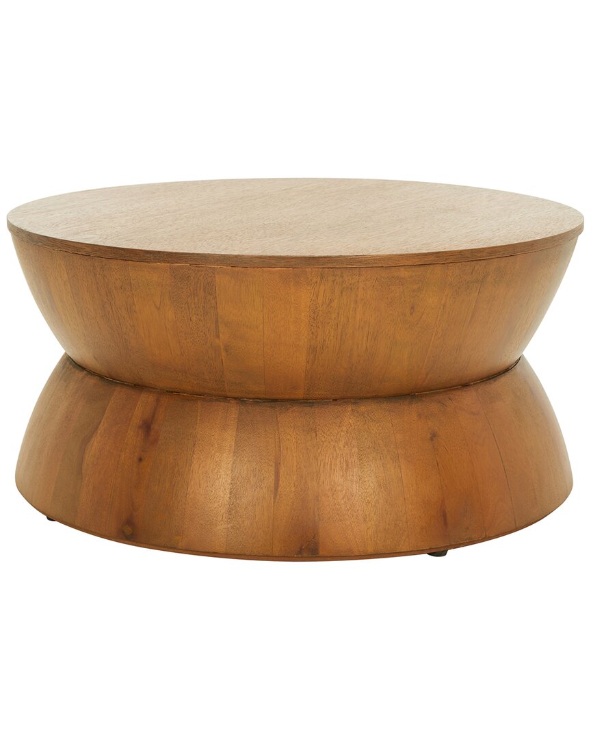 Safavieh Alecto Round Coffee Table In Brown