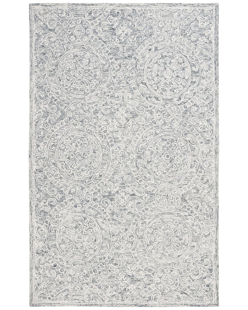 Ralph Lauren Lauren Hand Tufted Wool & Cotton Rug In Grey
