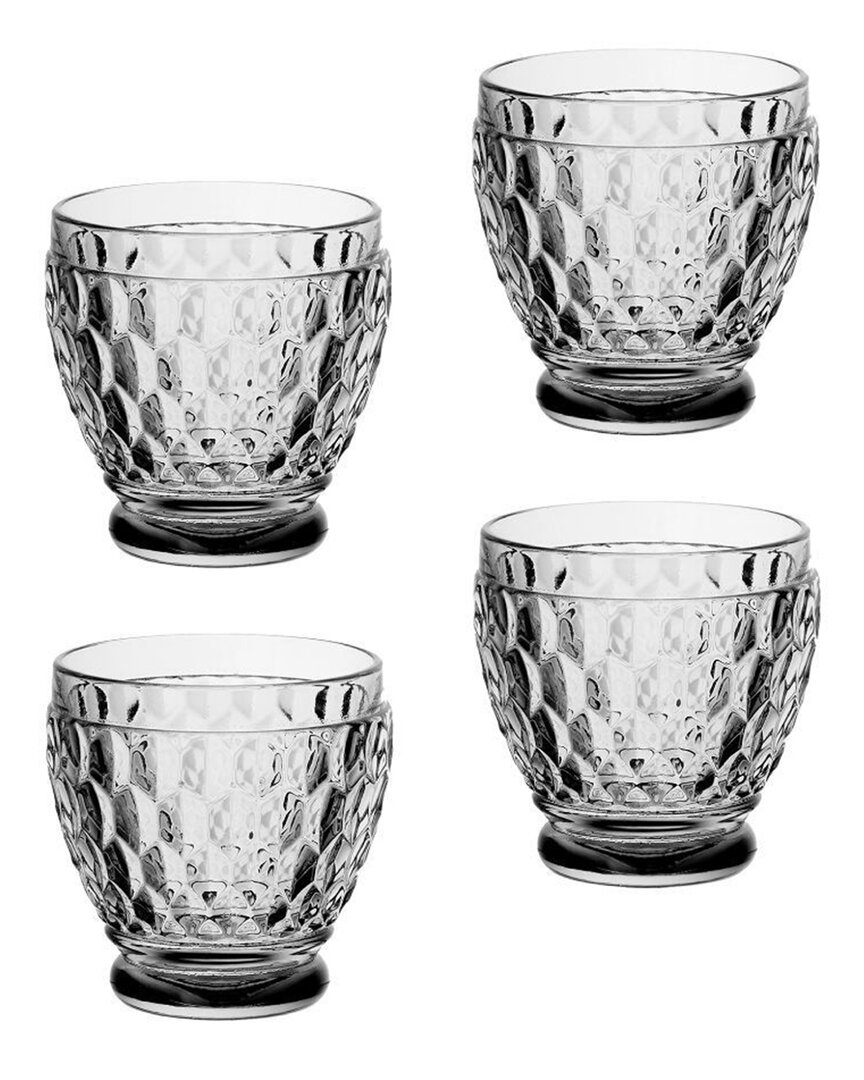 Villeroy & Boch Boston Set Of 4 Colored Shot Glasses In Smoke ModeSens