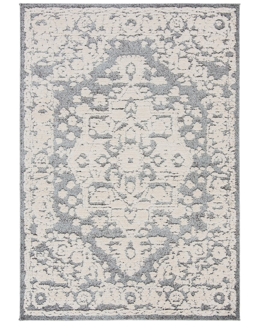 Martha Stewart Lucia Shag Polypropylene Pile Rug In White