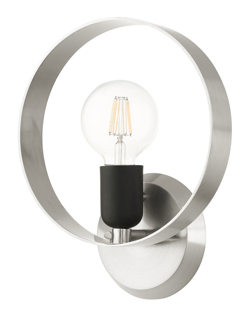 Livex Lighting Modesto Nickel Sconce In Nickel