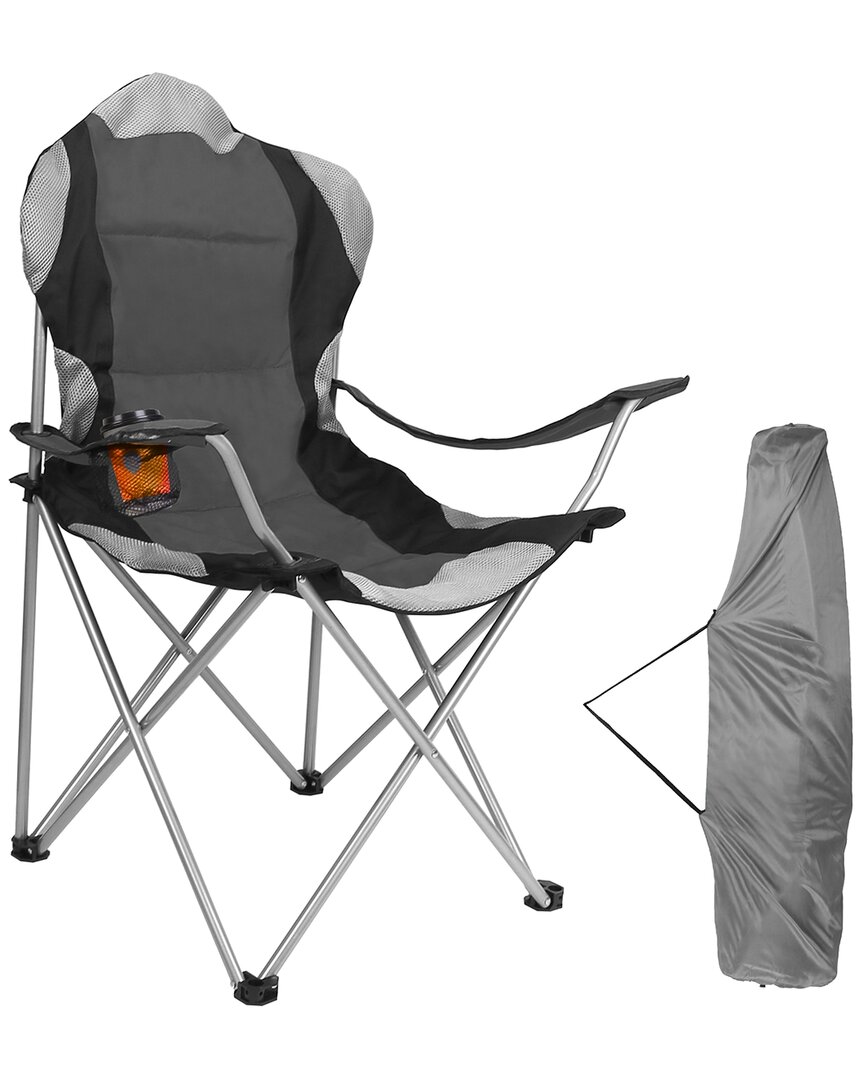 Fresh Fab Finds Foldable Grey Camping Chair