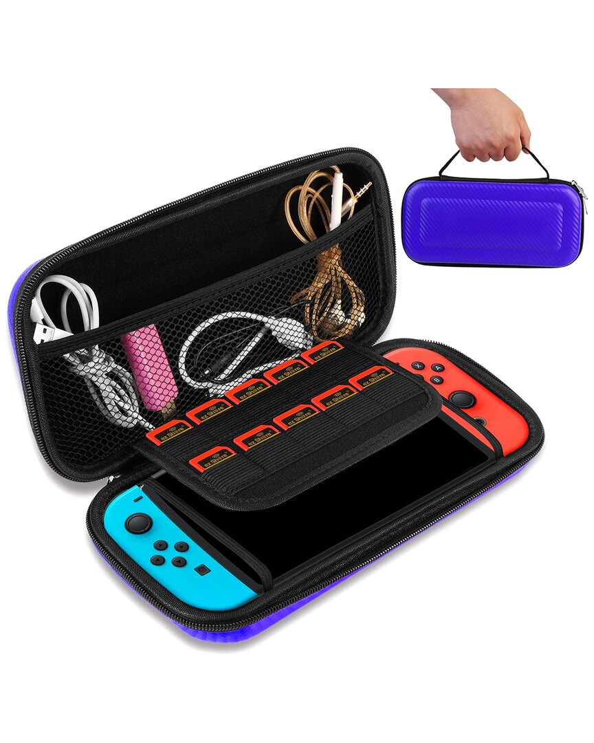 Fresh Fab Finds Portable Blue Carry Case For Nintendo Switch