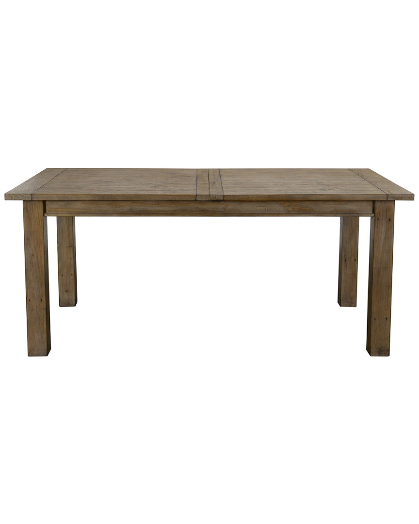 Kosas Home Driftwood Reclaimed Pine 94in Extension Dining Table