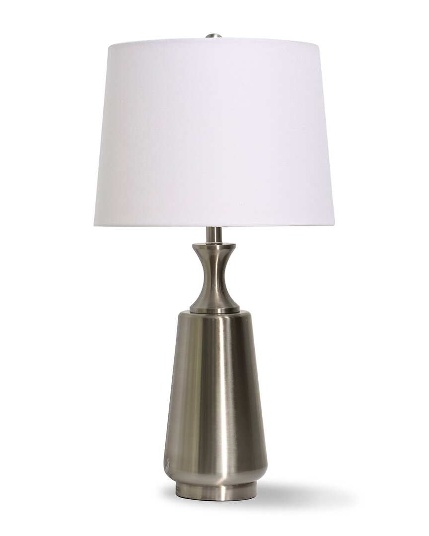 Shop Stylecraft Steel Table Lamp In Brass