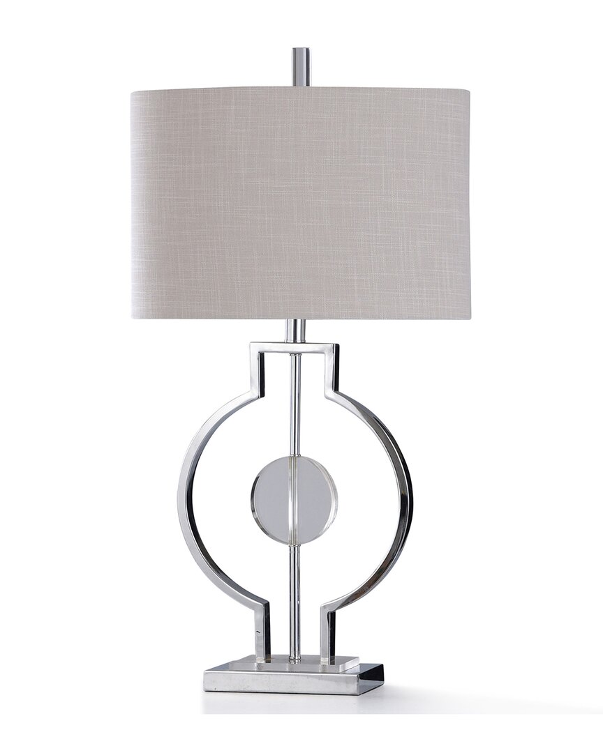 Stylecraft Zorzi Table Lamp In Silver