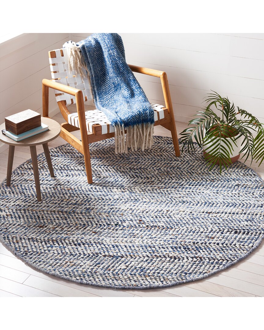 Safavieh Natura Wool & Cotton Rug In Blue