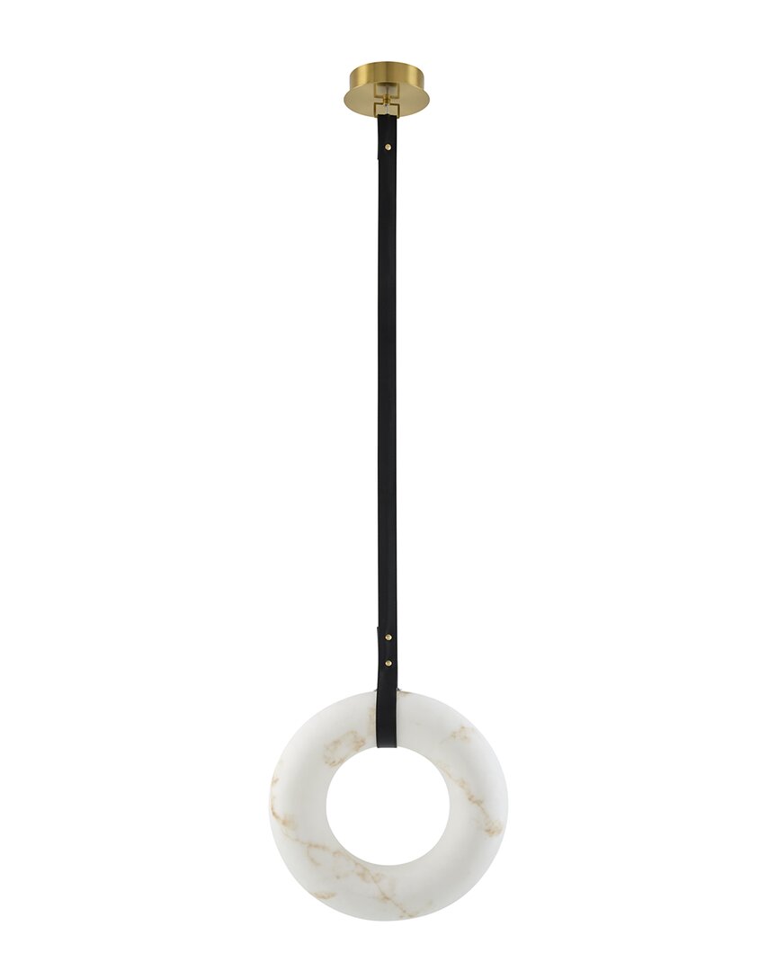 Surya Livabliss Nozay Accent Table Lamp In White