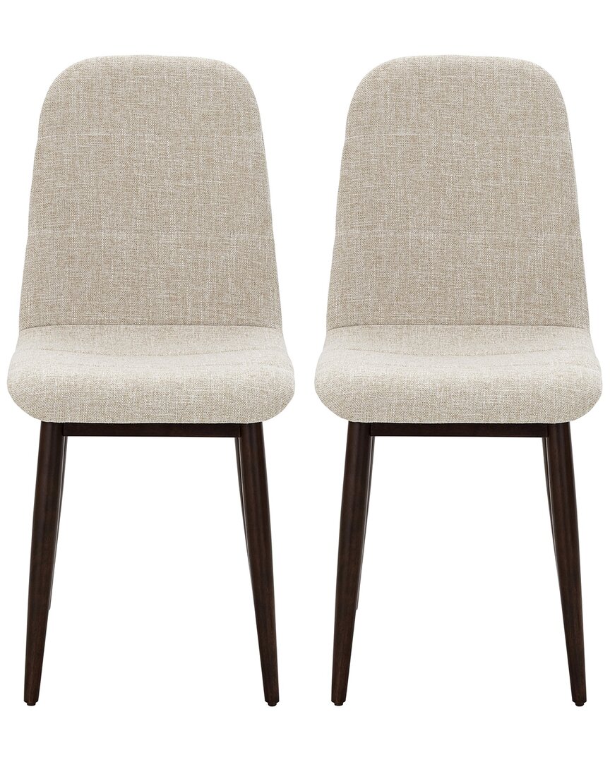 Progressive Furniture Set Of 2 Dining Chairs In Neutral