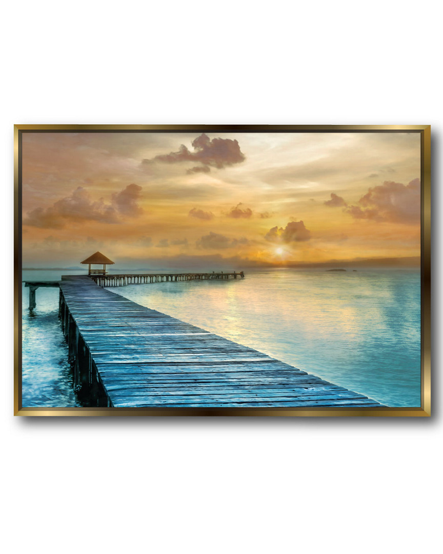 Shop Courtside Market Wall Decor Courtside Market Island Time Gallery Framed Canvas