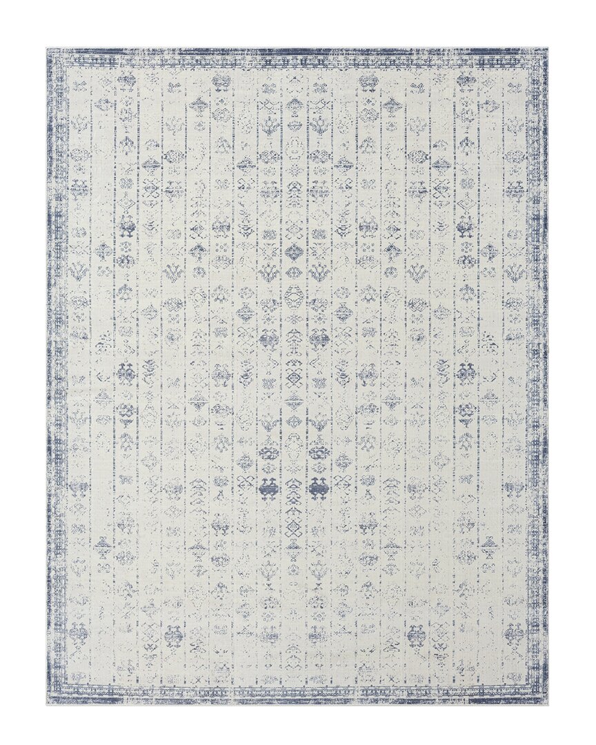 LR HOME LR HOME MELODY WATERPROOF TRANSITIONAL TRIBAL AREA RUG