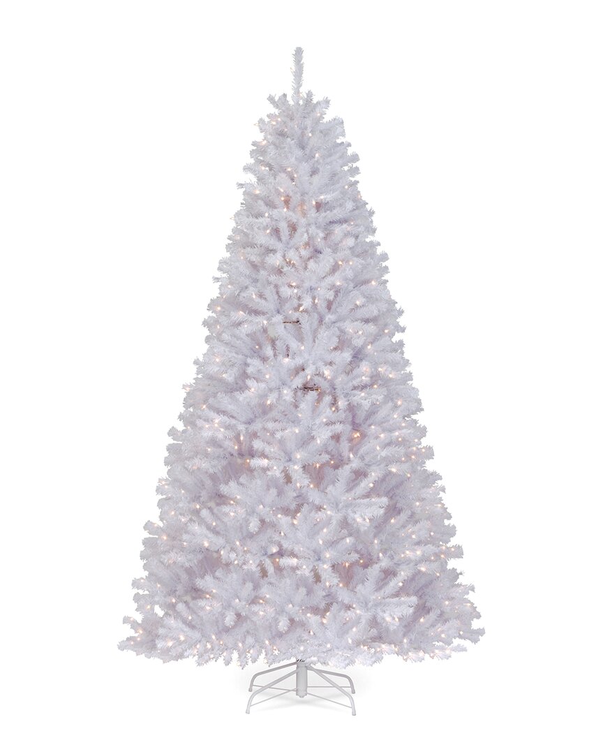 National Tree Company 9ft North Valley Spruce White Tree In White