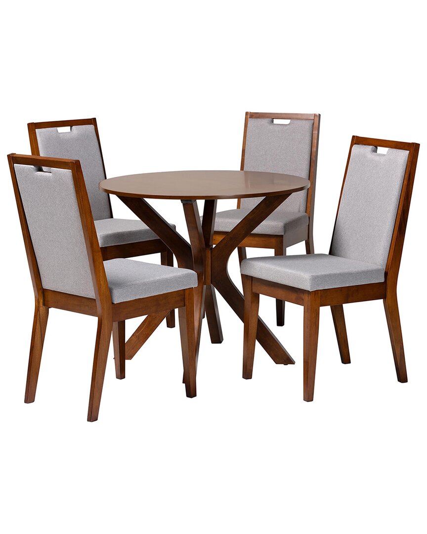 Baxton Studio Eira Modern 5pc Dining Set