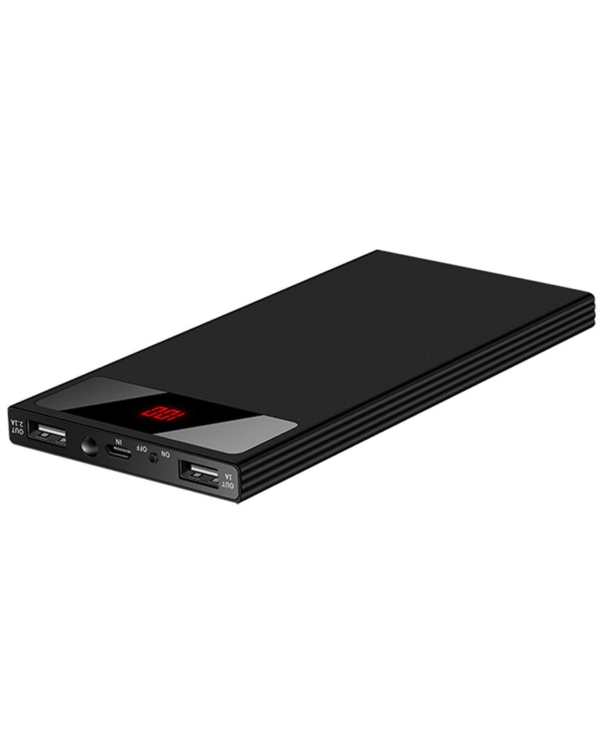 Fresh Fab Finds 20k Mah Black Power Bank With Flashlight In Black