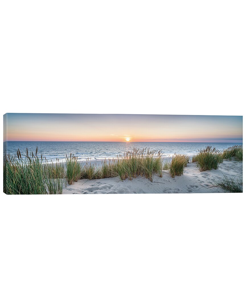 Icanvas Dune Beach Panorama At Sunset Wall Art By Jan Becke