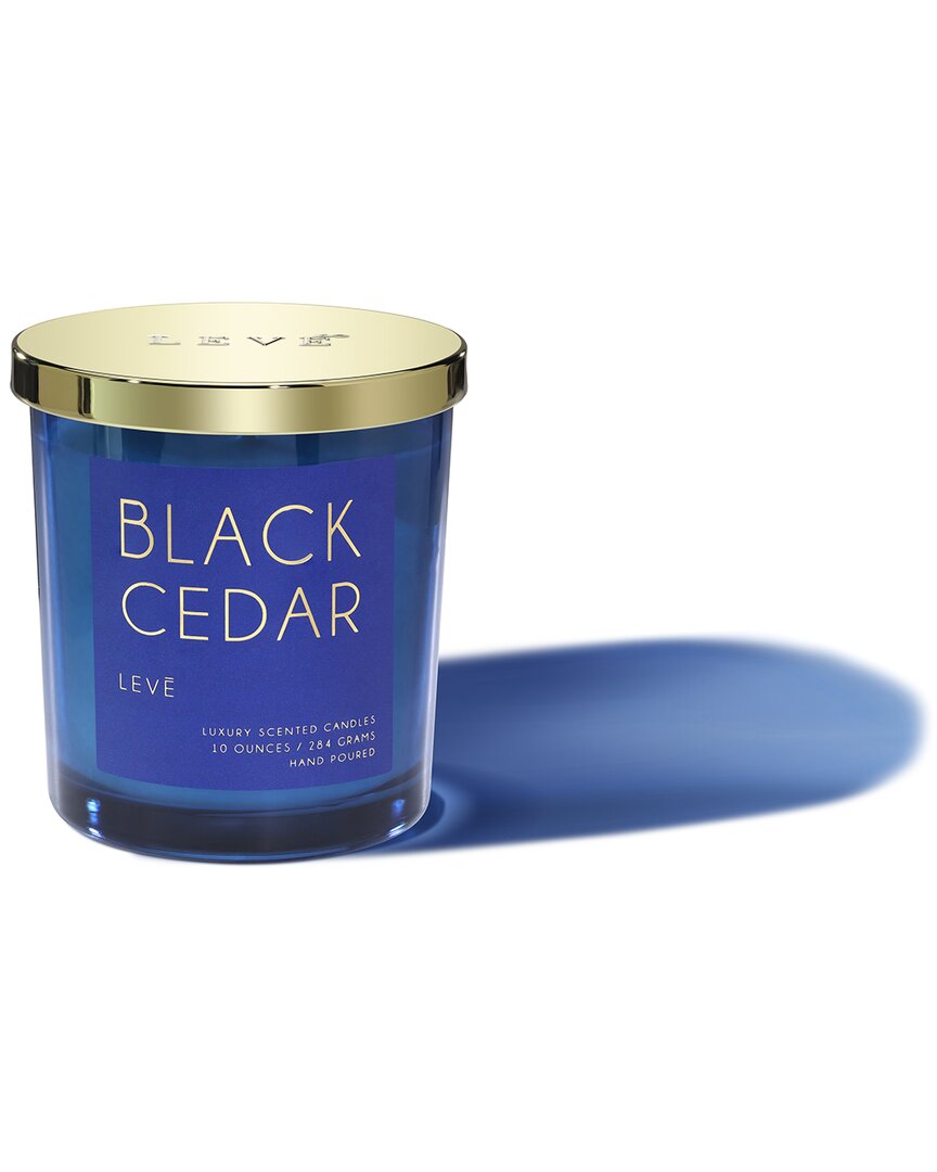 Levitate Candles Black Cedar In Blue