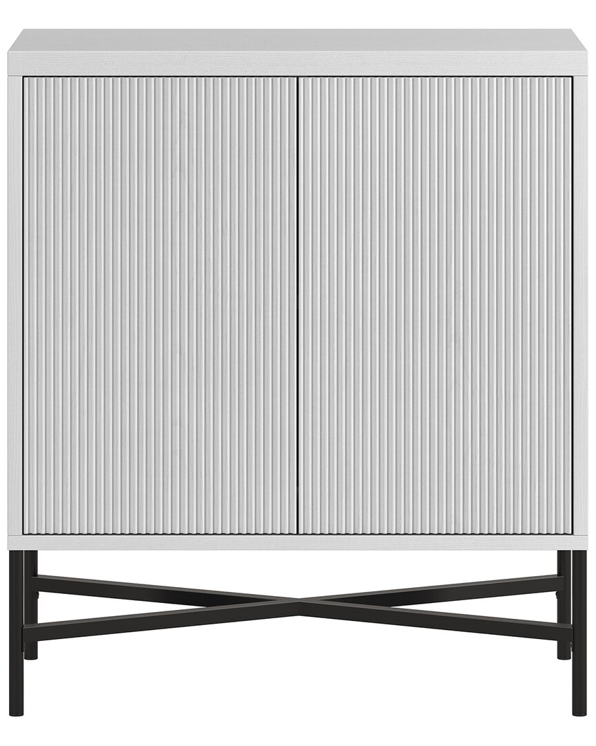 Shop Abraham + Ivy Brighton 28in Wide Rectangular Accent Cabinet In White