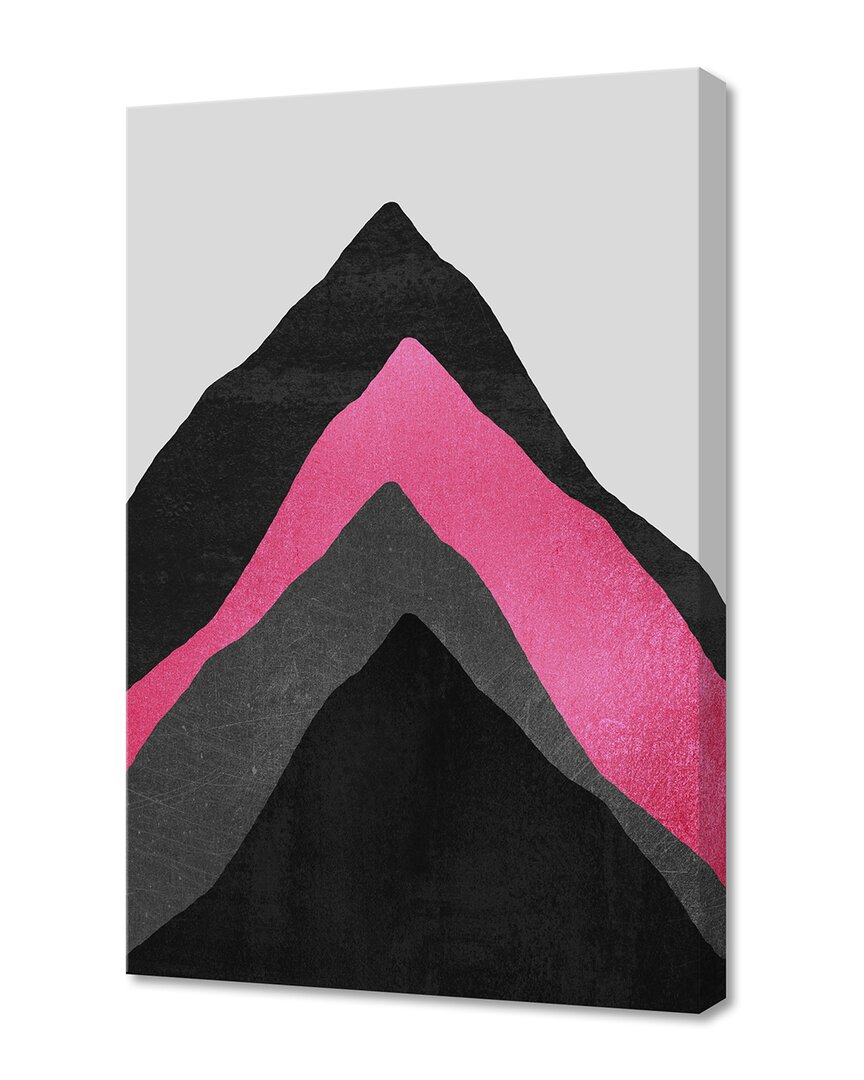 Curioos Four Mountains / Pink By Elisabeth Fredriksson Wall Art